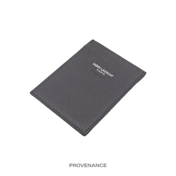 🔴 Saint Laurent Paris SLP Card Wallet - Charcoal Grey - Picture 4 of 6